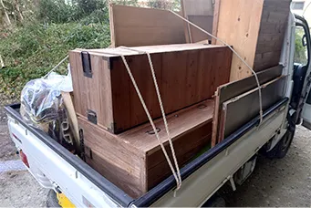 遺品整理の様子